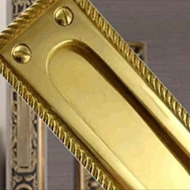 Georgian Square Pocket Door Hardware