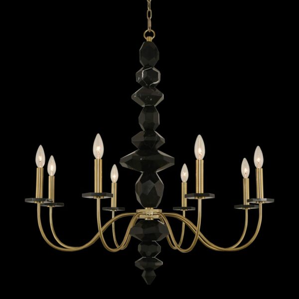 ##Antique Hardware## Piedra 8 Light Chandelier