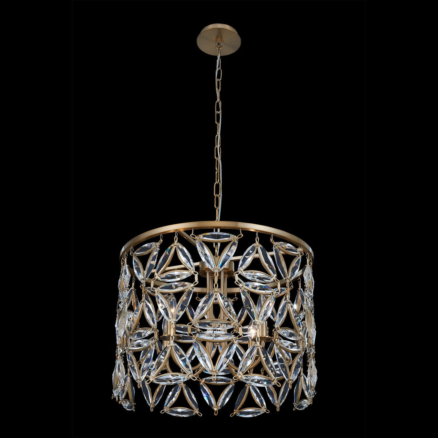 ##Antique Hardware## Triangulo 22 Inch Pendant