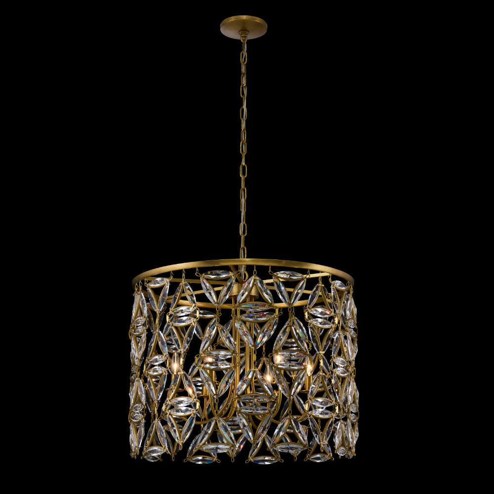 ##Antique Hardware## Triangulo 28 Inch Pendant