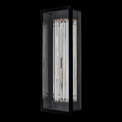 Cilindro  Esterno 28 in  Black Fluorocarbon Outdoor Wall Sconce