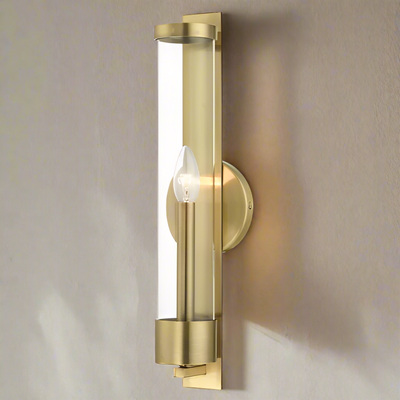 Antique Hardware 1 Light Antique Brass ADA Single Sconce Wall Sconce