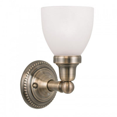 Antique Hardware 1 Light Antique Brass Bath Light Wall Sconce