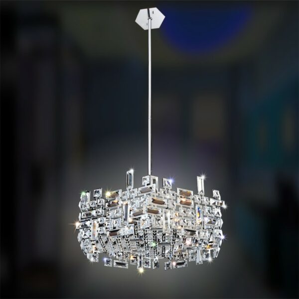 Vermeer 24 Inch Hexagonal Pendant