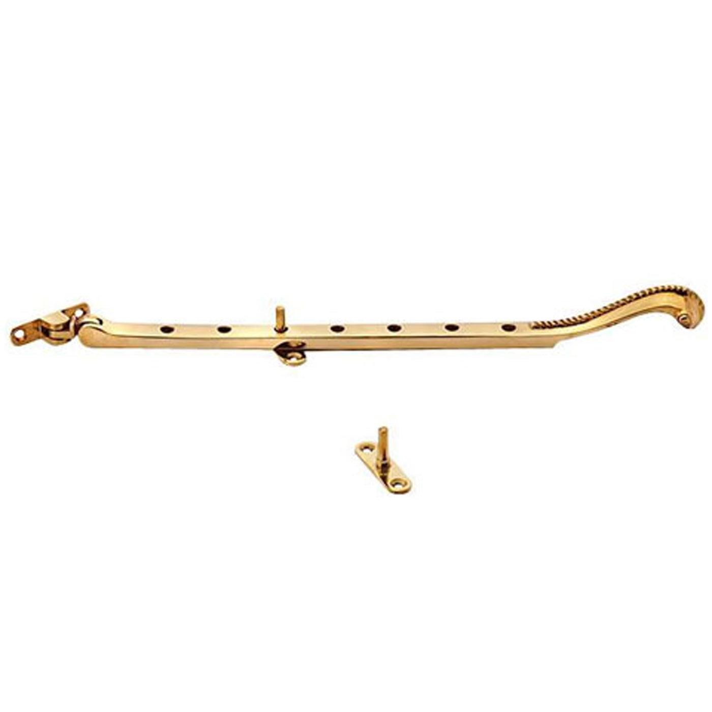 ##Antique Hardware## 12 Inch Georgian Rope Casement Window Stay (Several Finishes Available)