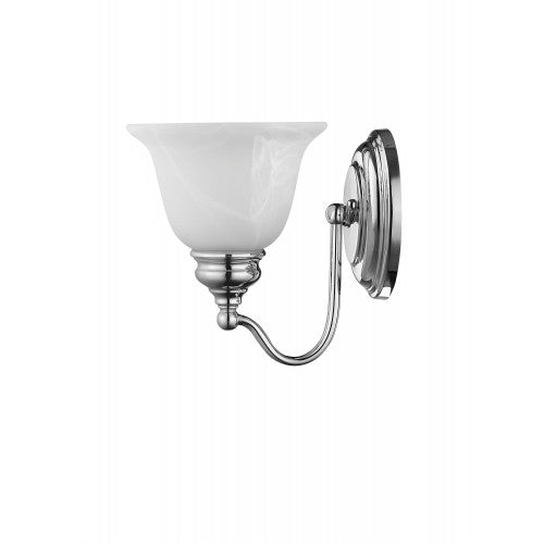 Antique Hardware 1 Light Polished Chrome Bath Light Wall Sconce