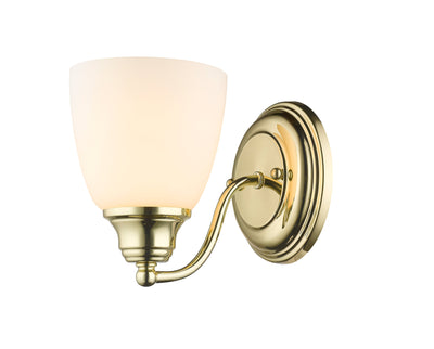 Antique Hardware 1 Light Polished Brass Wall Sconce Wall Sconce