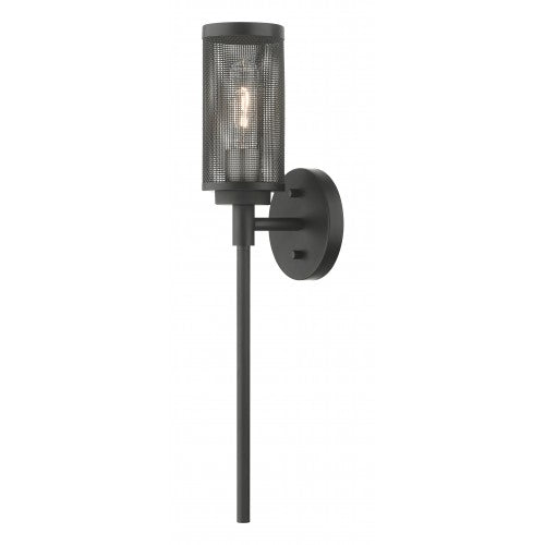 Antique Hardware 1 Light Black Wall Sconce Wall Sconce