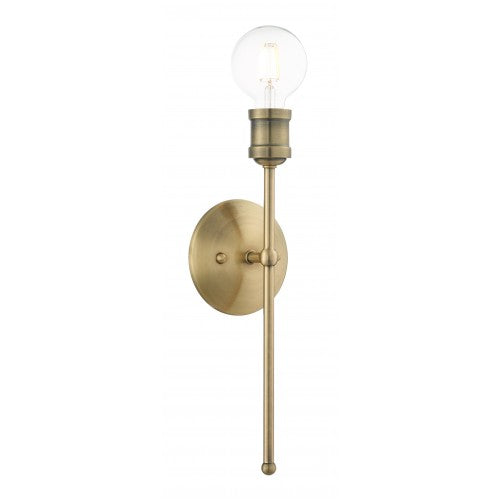 Antique Hardware 1 Light Antique Brass Wall Sconce Wall Sconce