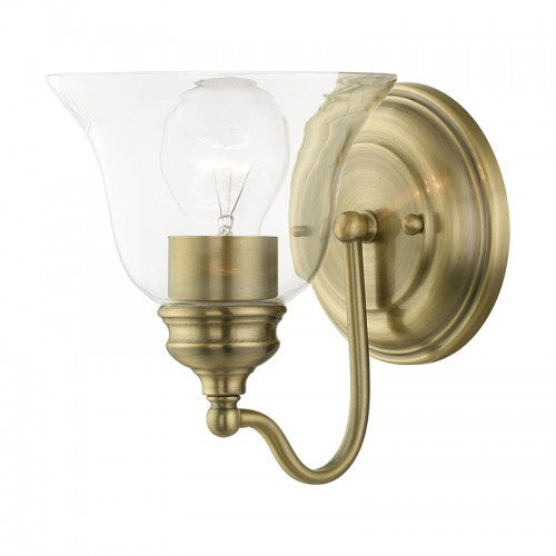 Antique Hardware 1 Light Antique Brass Vanity Sconce Wall Sconce