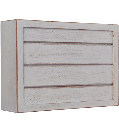 ##Antique Hardware## Shiplap Design Chime in White Wash