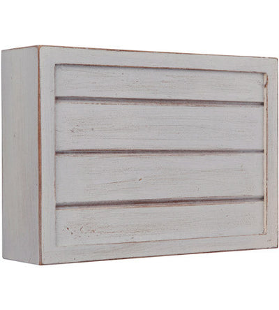 ##Antique Hardware## Shiplap Design Chime in White Wash