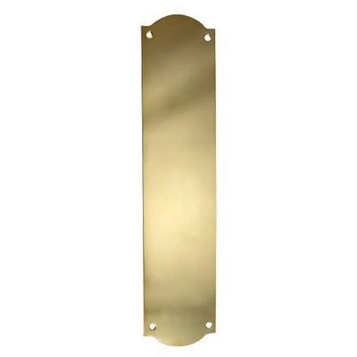 ##Antique Hardware## Open Box Sale Item 12 Inch Solid Brass Oval Push Plate (Antique Brass Finish)