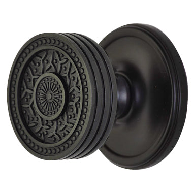 ##Antique Hardware## Traditional Rosette Door Set with Rice Pattern Door Knobs (Several Finishes Available)