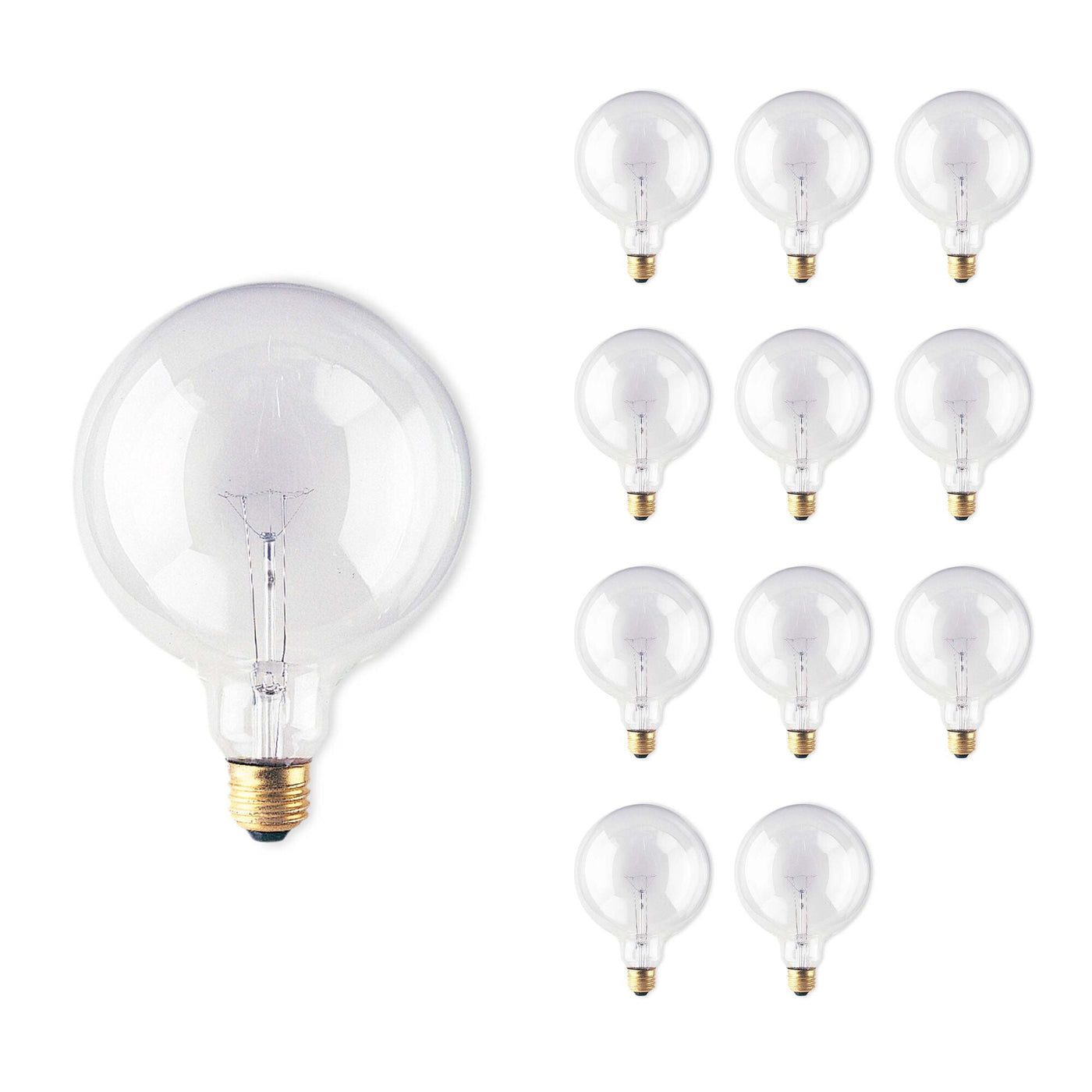 Antique Hardware 60W G40 Globe Clear E26 125V-12PK Bulb