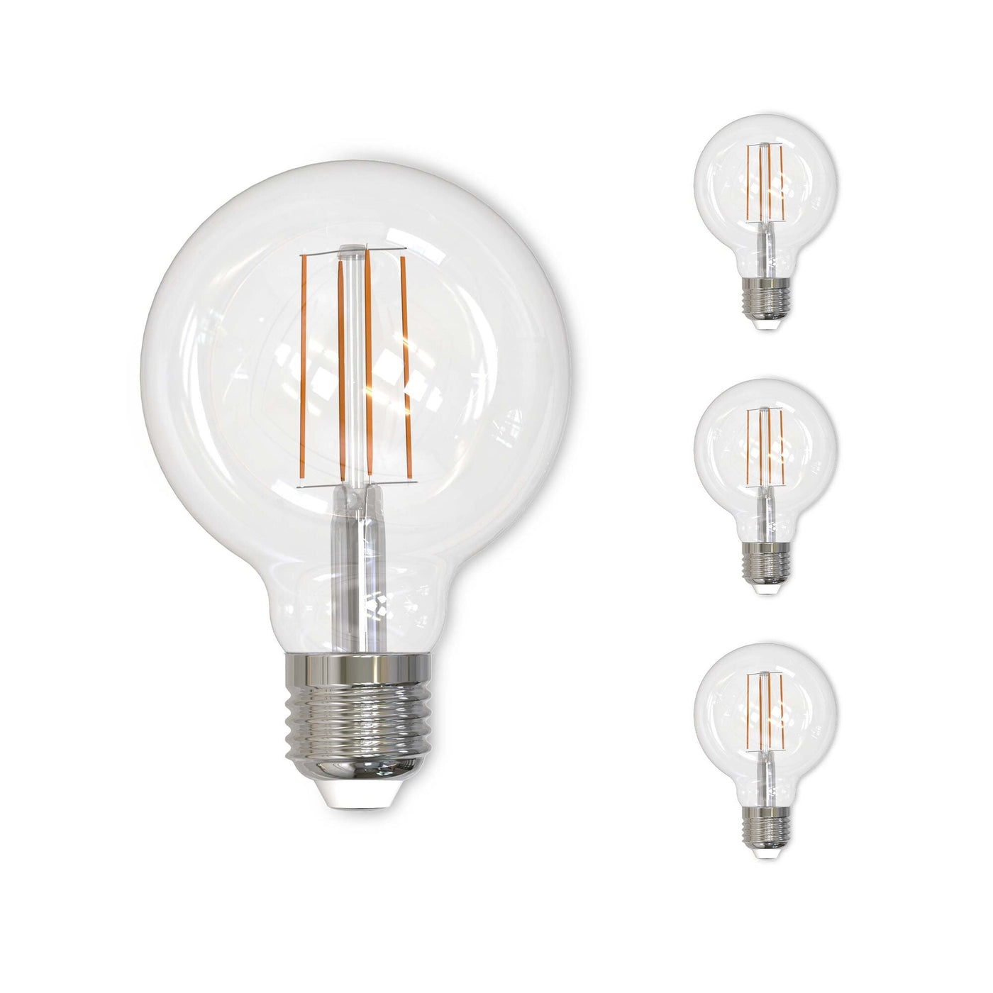 ##Antique Hardware## 100W Pack of 4 E26 Base Bulbs (Warm White Light)