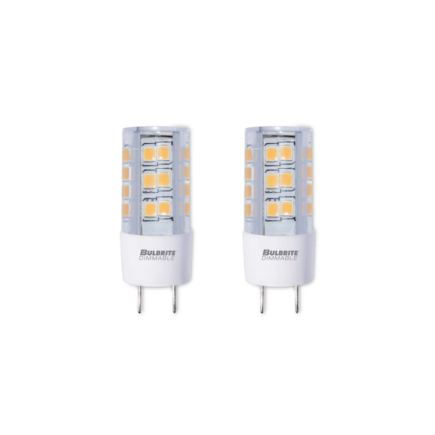 Antique Hardware 4.5W LED GY8 Clear 2700K 120V DIMMABLE-2PK Bulb