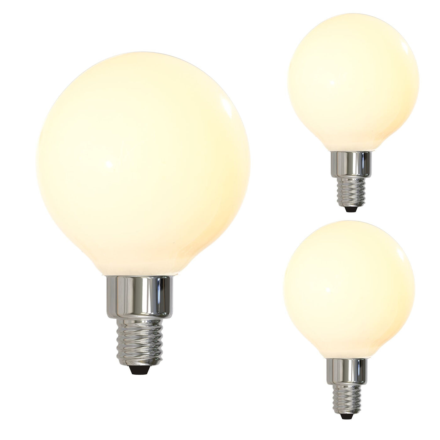 ##Antique Hardware## 40W Pack of 3 E12 Base Bulbs (Warm White Light)