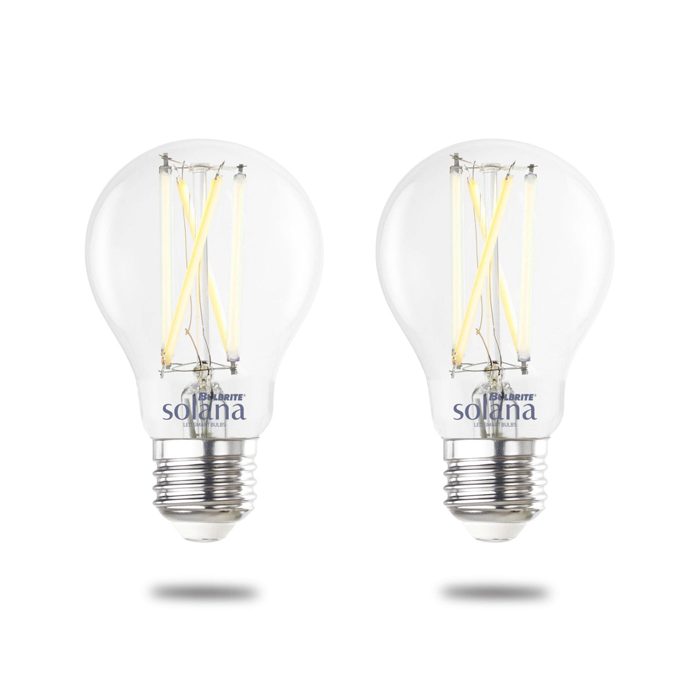 ##Antique Hardware## Smart LED Wifi Bulb 8W A19 90CRI White Light Clear 60W Equivalent 2PK