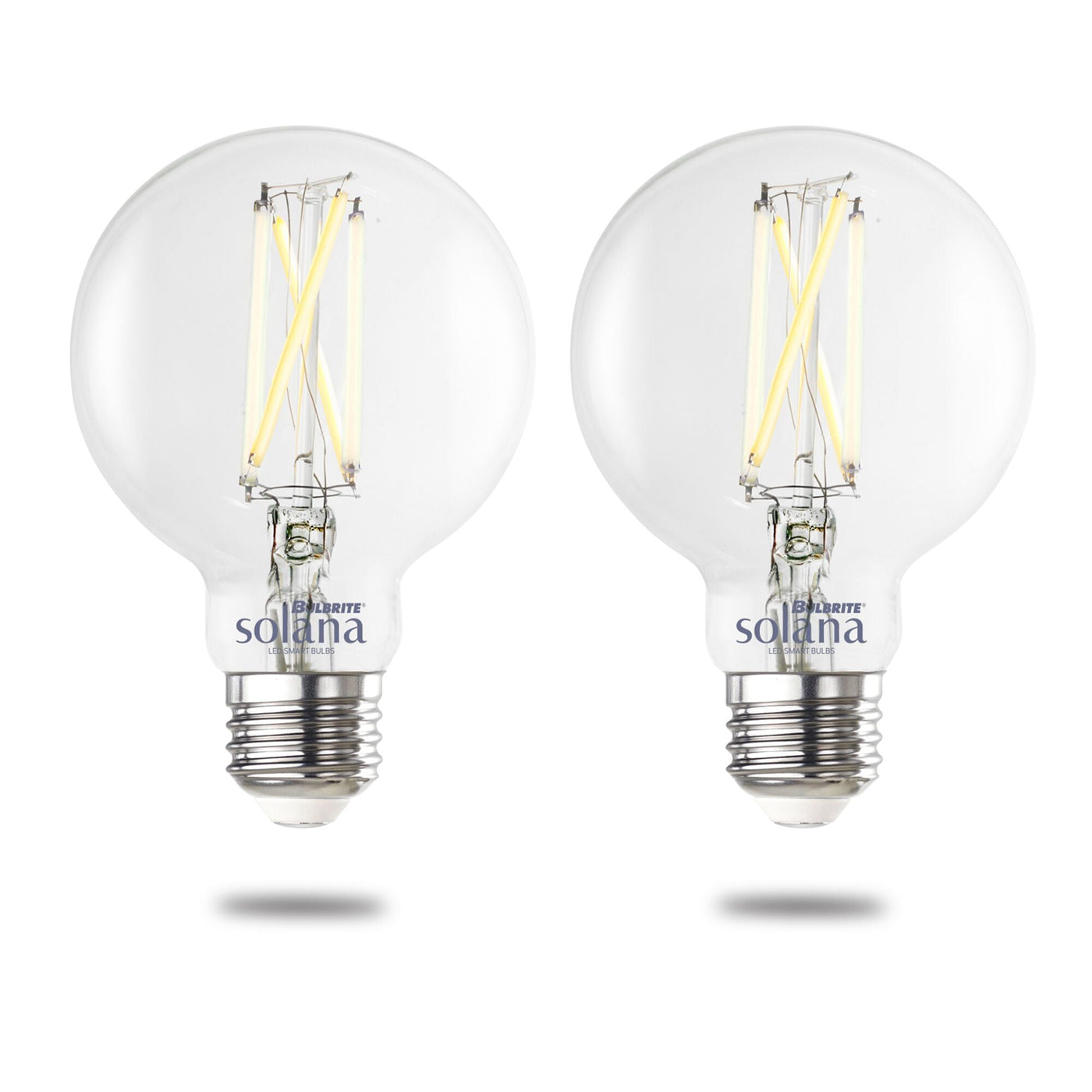 ##Antique Hardware## Smart LED Wifi Bulb 8W G25 90CRI White Light Clear 60W Equivalent 2PK