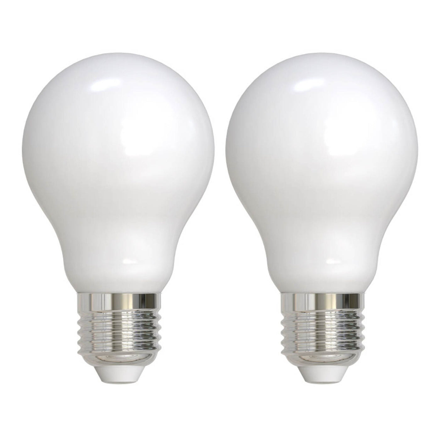 Antique Hardware 9W LED A19 3000K Filament Milky E26 Fully Compatible DIMMING-2PK Bulb