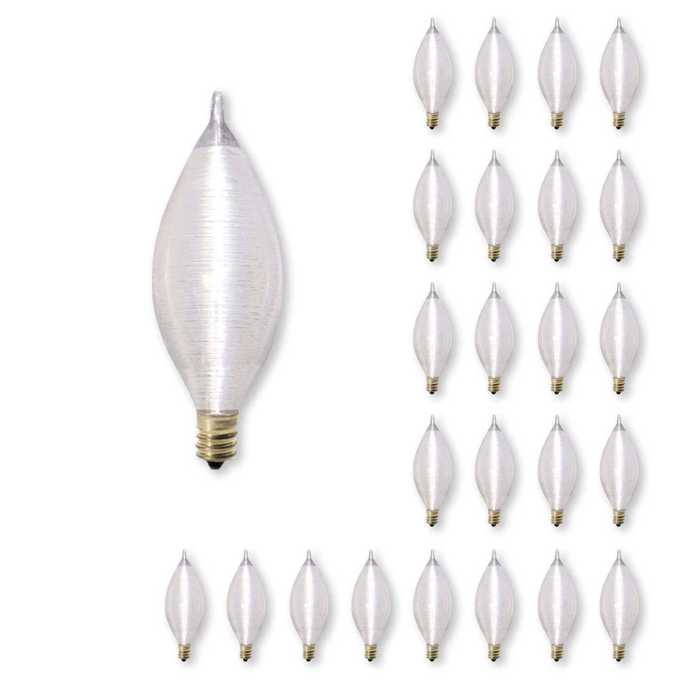 Antique Hardware 25W C11 Spunlite Satin E12 130V-25PK Bulb