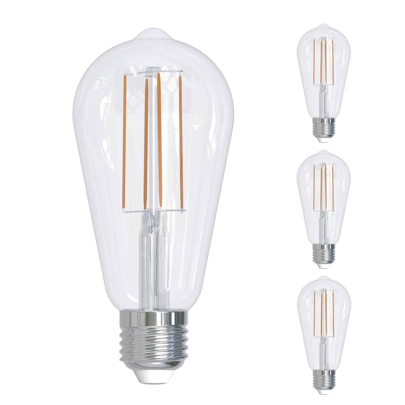 Antique Hardware 4.5W LED ST18 2700K Filament Fully Compatible DIMMING-4PK Bulb