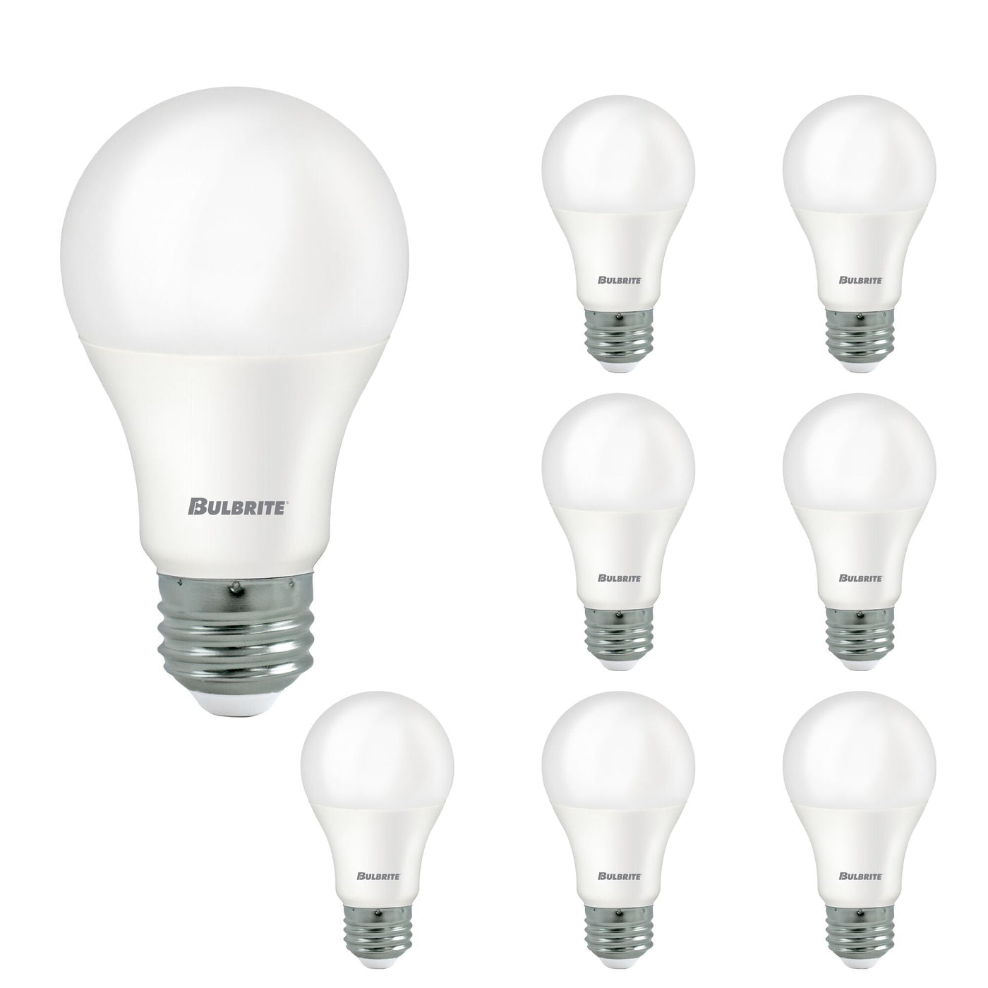 ##Antique Hardware## 60W Pack of 8 E26 Base Bulbs (Cool White Light)