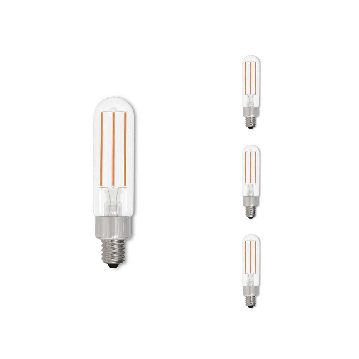 ##Antique Hardware## 40W Pack of 4 E12 Base Bulbs (Warm White Light)