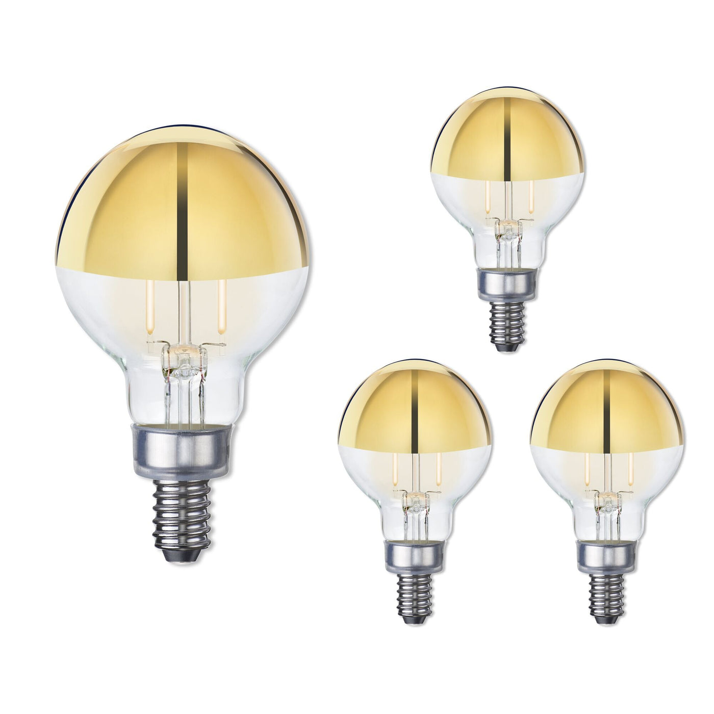 ##Antique Hardware## 25W Pack of 4 E12 Base Bulbs (Warm White Light)