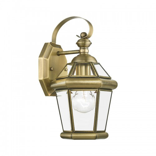 Antique Hardware 1 Light Antique Brass Outdoor Wall Lantern Exterior