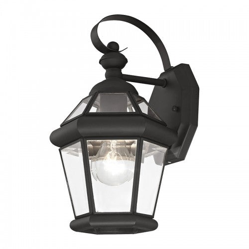 Antique Hardware 1 Light Black Outdoor Wall Lantern Exterior