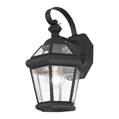 Antique Hardware 1 Light Black Outdoor Wall Lantern Exterior