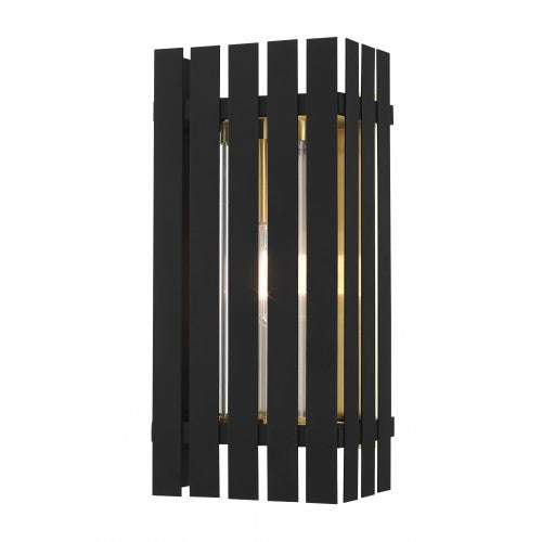 Antique Hardware 1 Light Black Outdoor Wall Lantern Exterior