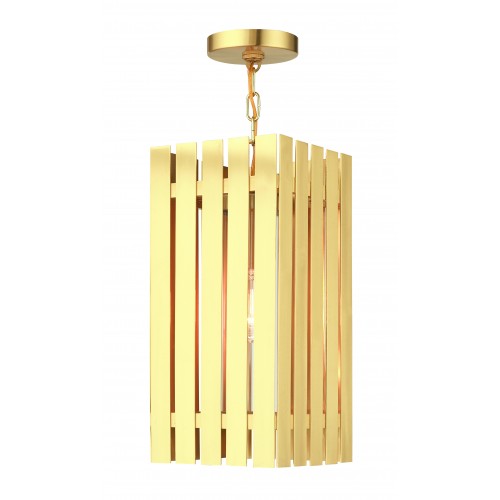 Antique Hardware 1 Light Satin Brass Outdoor Pendant Lantern Exterior