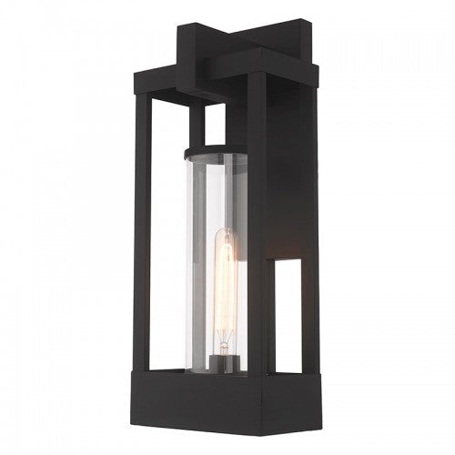 Antique Hardware 1 Light Black Outdoor Wall Lantern Exterior