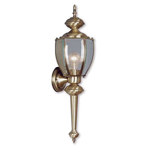 Antique Hardware 1 Light Antique Brass Outdoor Wall Lantern Exterior