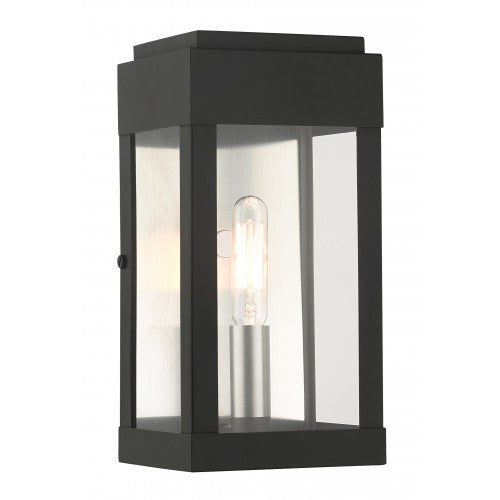 Antique Hardware 1 Light Black Outdoor ADA Wall Lantern Exterior