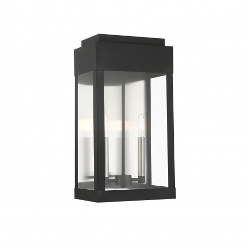 Antique Hardware 2 Light Black Outdoor Wall Lantern Exterior