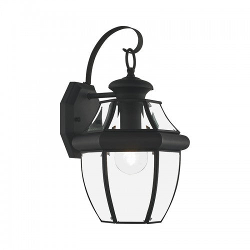 Antique Hardware 1 Light Black Outdoor Wall Lantern Exterior