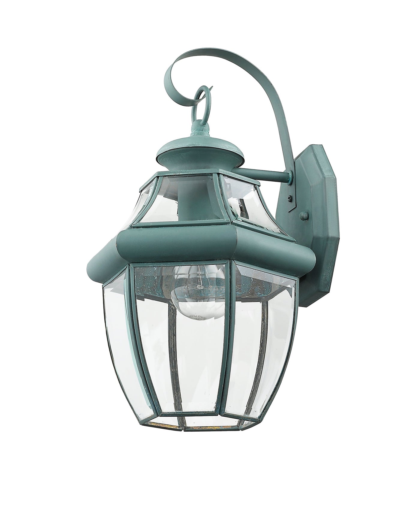 Antique Hardware 1 Light Verdigris Outdoor Wall Lantern Exterior