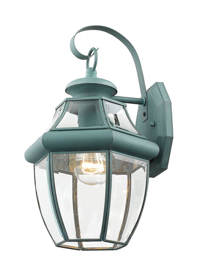 Antique Hardware 1 Light Verdigris Outdoor Wall Lantern Exterior