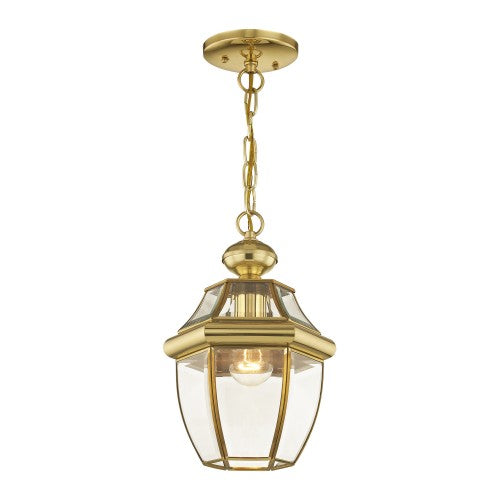 Antique Hardware 1 Light Polished Brass Outdoor Lantern Exterior