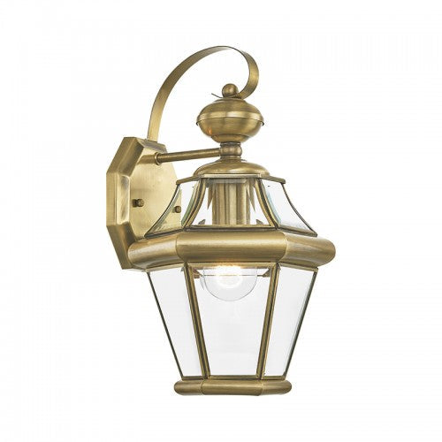 Antique Hardware 1 Light Antique Brass Outdoor Wall Lantern Exterior