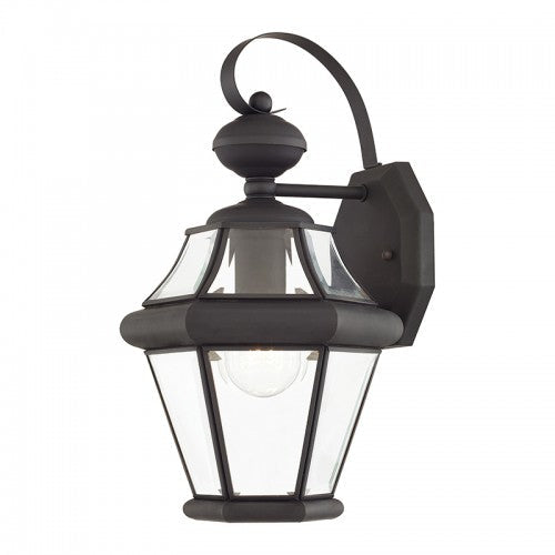 Antique Hardware 1 Light Bronze Outdoor Wall Lantern Exterior