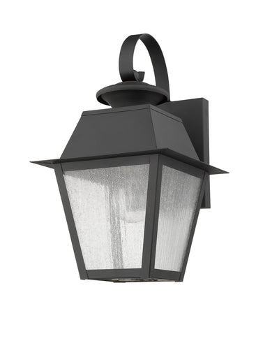 Antique Hardware 1 Light Black Outdoor Wall Lantern Exterior