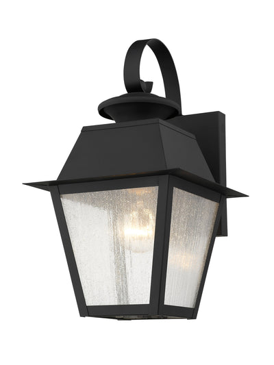 Antique Hardware 1 Light Black Outdoor Wall Lantern Exterior