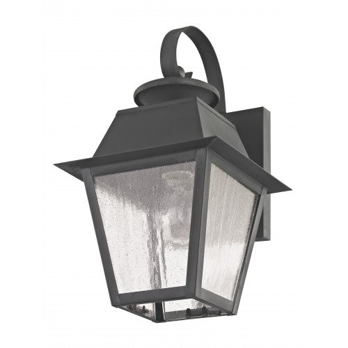 Antique Hardware 1 Light Charcoal Outdoor Wall Lantern Exterior