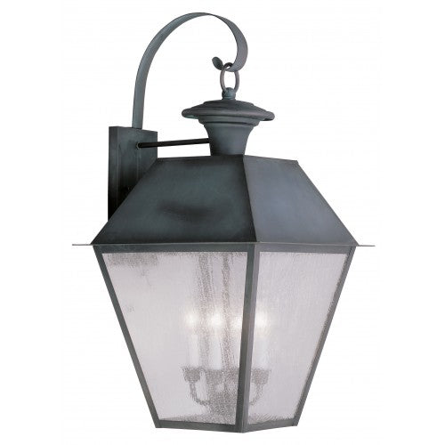 Antique Hardware 4 Light Charcoal Outdoor Wall Lantern Exterior