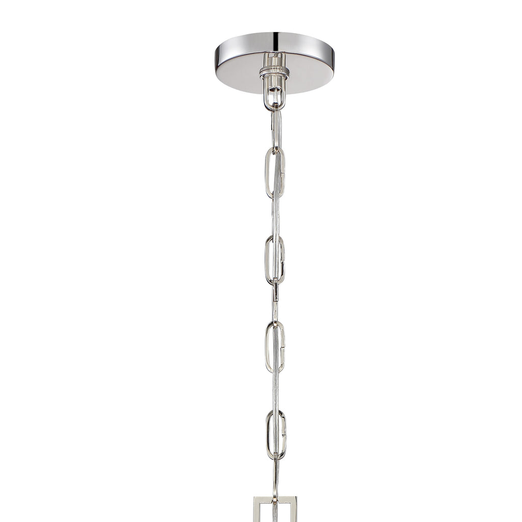 ##Antique Hardware## Libby Langdon Westwood 4 Light Polished Nickel Pendant